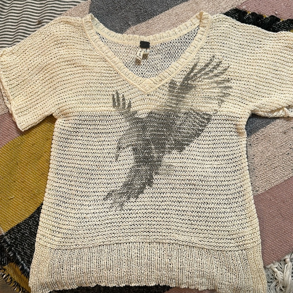 Small free people knit shirt